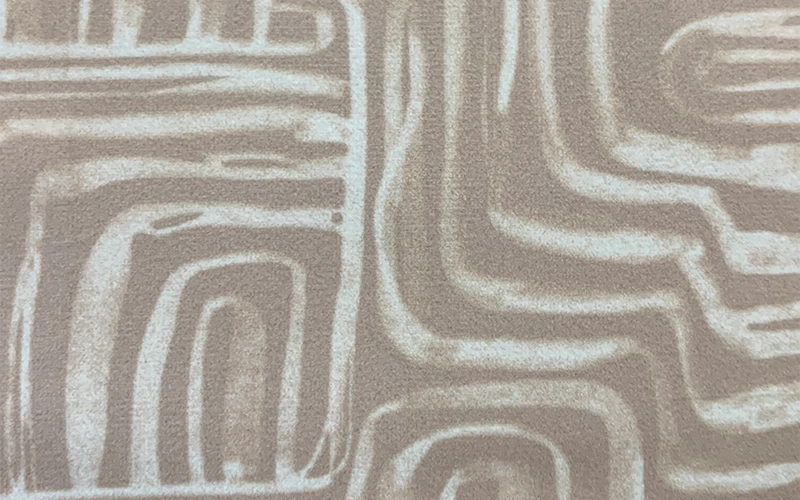 Patterned fabric upholstery for modern hospitality furniture